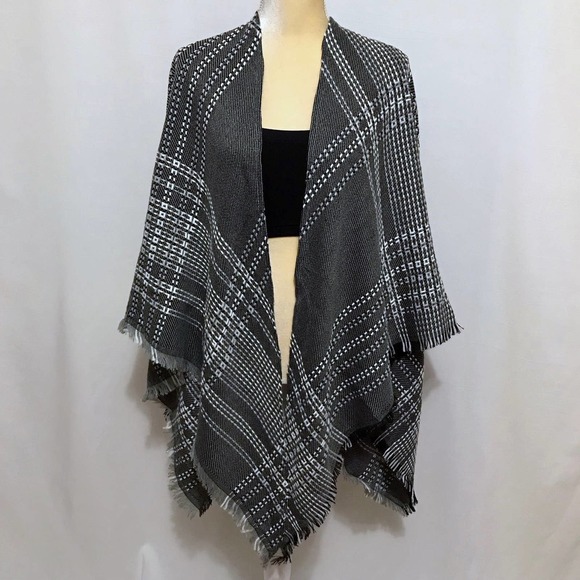 NWOT Knit Poncho-Ruana for Women OS - Picture 2 of 8
